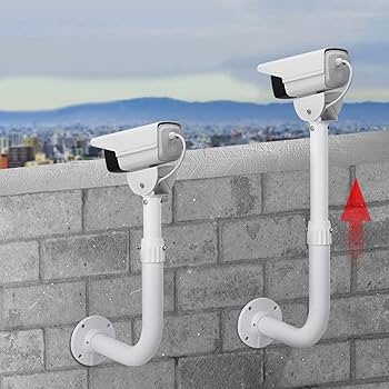 Amazon.co.jp: 壁掛け式監視カメラブラケット長約30cm～60cm防犯